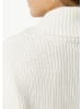 comma CI Strickpullover langarm in Weiß