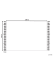 Beliani Geflochtener Teppich HISARLI in Bunt/Weiß/Braun - (W) 160 x (H) 3 x (L) 230 cm