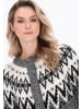 DreiMaster Women Cardigan in black multicolor