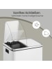 SONGMICS Mülleimer Pary in Weiß - (B)31.5 x (H)44.5 x (T)41 cm - 2 x 15 L