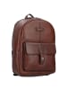 The Bridge Biagio Rucksack Leder 41 cm Laptopfach in marrone-rutenio palladio