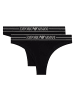 Emporio Armani 2er Pack Brazilian Slip in Schwarz