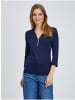 orsay Langarmshirt in Dunkelblau