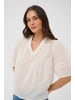 Kaffe Langarm-Bluse KAvalerie Loose fit in Chalk