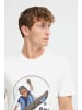 BLEND Rundhalsshirt in weiß