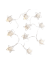 Butlers LED-Lichterkette STAR LIGHTS in Silber