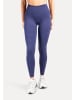 SMILODOX Leggings Lesedi Seamless Scrunch in Dunkelblau