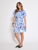 DESIRES Kleid in Angel Blue Print