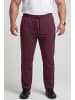 Men Plus Lange Sweathose in pflaume