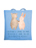 Mr. & Mrs. Panda Tasche Freund fürs Leben mit Spruch in Sky Blue
