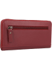 Esquire Peru Geldbörse RFID Leder 19 cm rot