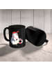 Mr. & Mrs. Panda Tasse Bademeister schützend mit Spruch in Schwarz