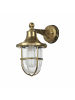 Licht-Erlebnisse Außen Wandlampe (B)14 x (H)27 cm in Messing