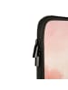 Mr. & Mrs. Panda Laptop Case Pinguine Kuss Design mit Spruch in Weiß