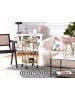 Beliani Servierwagen FARLEY in Gold/Schwarz - (W) 42 x (H) 75 x (L) 42 cm