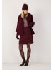 More & More stylishe A-Shape-Caban-Jacke in pomegranate red