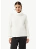 comma Strickpullover langarm in Weiß
