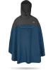 Normani Outdoor Sports Unisex Regenponcho wasserdicht Cherrapunji in Schwarz/Navy