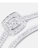 Diamant L'éternel Ring aus 375 Weißgold mit 0.30 Karat Diamant