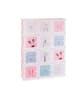 relaxdays Steckregal in Rosa - (B)110 x (H)145 x (T)37,5 cm