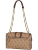 Guess Schultertasche Noreen SG 00210 in Latte Logo/Brown