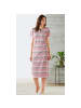 REDBEST Single-Jersey Nachthemd in rosé/grau