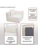 MCW Eckteil/Zubehör für Sofa O54 Polstersessel Armlehne 63x97x97cm, Terrakotta
