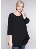 sheego Blusenshirt in schwarz