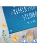 Mr. & Mrs. Panda Gästehandtücher Sternzeichen Steinbock mit Spruch in Sternenhimmel Blau