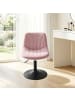 VASAGLE Barhocker Tyra in Rosa - (B)46.5 x (H)(65.5-77.5) x (T)43 cm