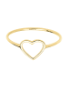 Elli Ring 375 Gelbgold Herz in Gold
