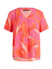 Betty Barclay Tunika-Bluse mit V-Ausschnitt in Pink/Rosa