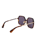 Max Mara Damen Sonnenbrillen Quadrat Braun