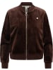 ragwear Sweatjacke Doron Embossed in Dark Choco