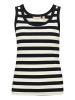 CULTURE Jerseytop CUaza Relaxed fit in Black/White Stripe