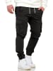 SOUL STAR Cargohose - SPROSEAU Jogger Chino Jeans Hose Stoffhose in Black