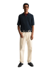 Marc O'Polo DENIM Strick-Poloshirt relaxed in Peppercorn Grey