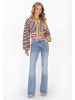 IZIA Cardigan in navy multicolor