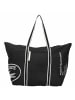 Lacoste Izzie - Shopper aus leichtem Nylon 66 cm in black blanc