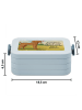 Mr. & Mrs. Panda MEPAL Bentobox Hund Dogge Design mit Spruch in Blau Pastell