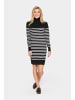 SAINT TROPEZ Kleid MilaSZ Fitted in Black Ice Stripe
