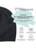styleBREAKER Feinstrick Beanie Mütze in Dunkelblau
