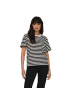 ONLY T-Shirt 1er Pack in Schwarz/Weiß