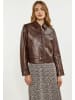 DreiMaster Vintage Damen Jacke in Dunkelbraun