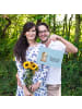 Mr. & Mrs. Panda Schild Bär Seifenblasen mit Spruch in Blau Pastell