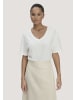 Hessnatur Hessnatur T-Shirt Oversize aus Leinen und Bio-Baumwolle in naturweiss