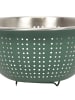Excellent Houseware Küchensieb in Dunkelgrün, Ø 24 x (H) 11 cm