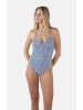 Barts Badeanzug Yankun Plunge One Piece in Denim