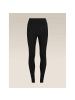 icebreaker Unterhosen lang Women Mer 200 Oasis High Rise Leggi in Schwarz01113