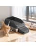 Feandrea Katzentoilette Boxal in Schwarz - (B)62 x (H)30 x (T)42 cm